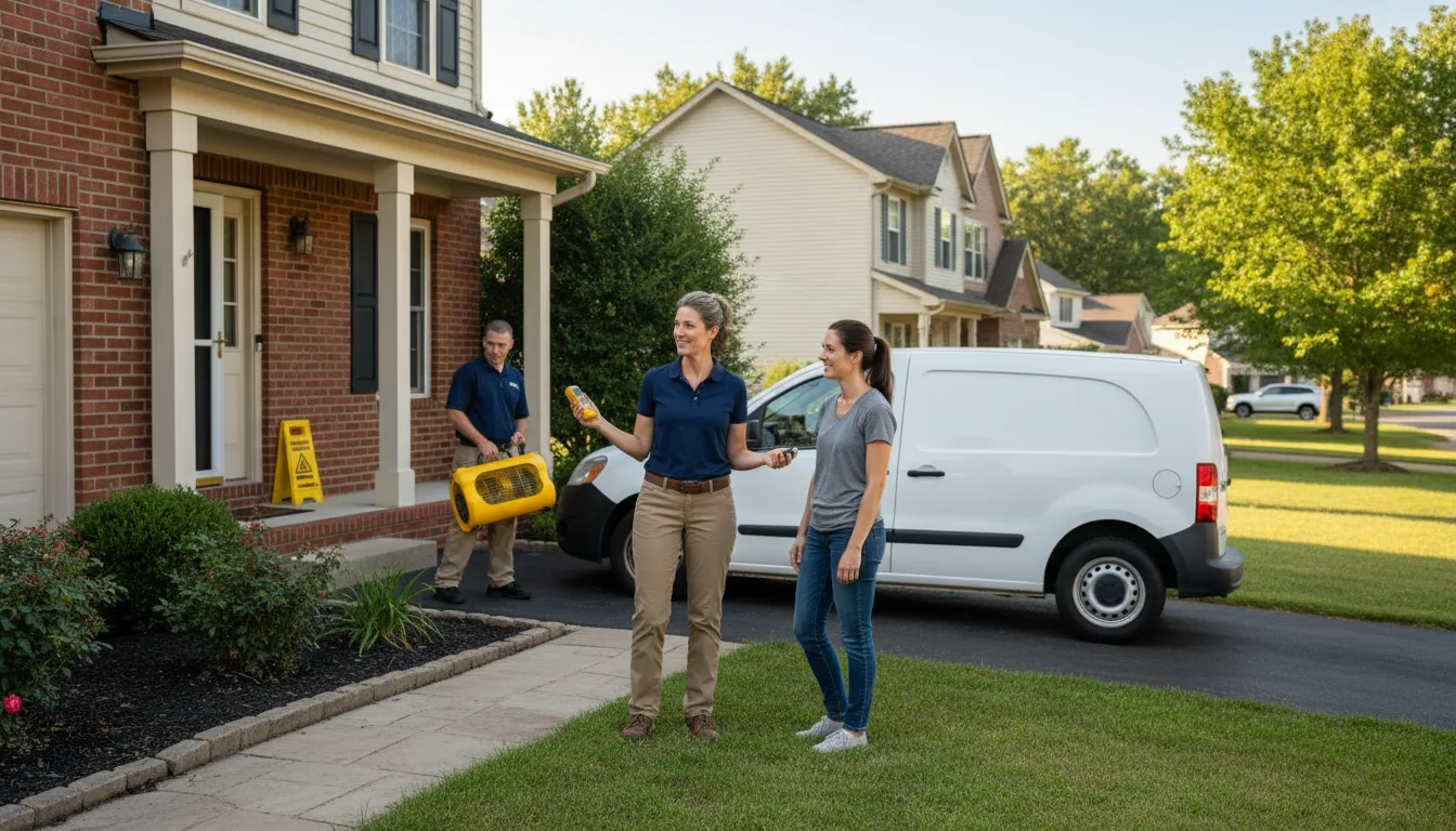 Water restoration image for Mildew Remediation in Waterford, OH